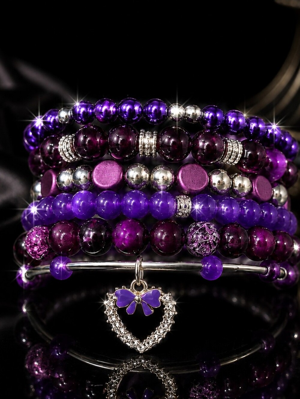 Purple Passion Wrap Bracelet